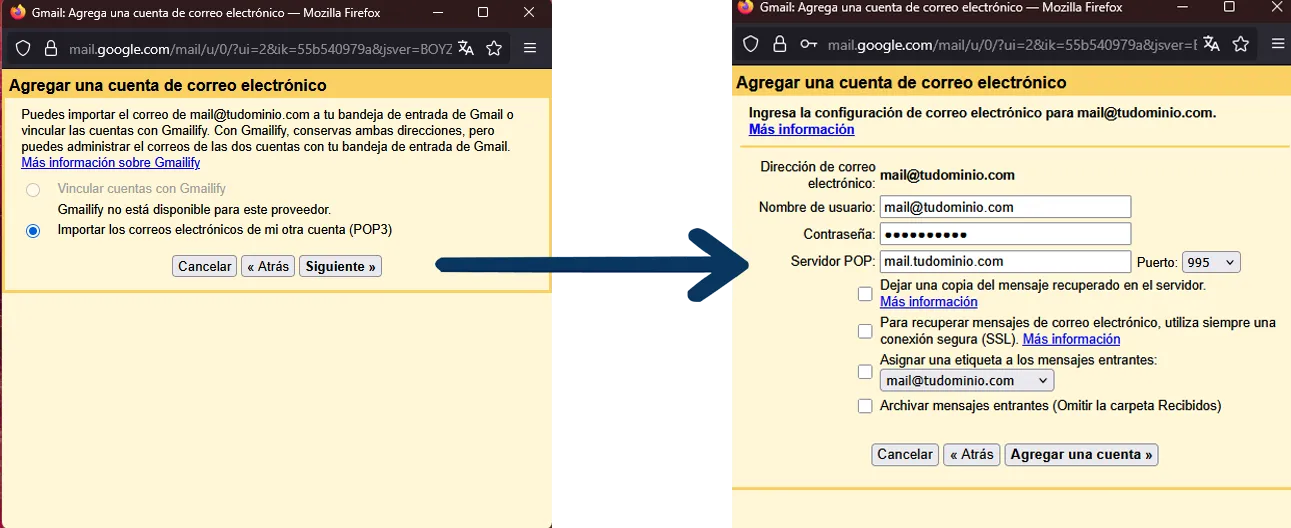 Guía paso a paso sobre cómo configurar correo en Gmail