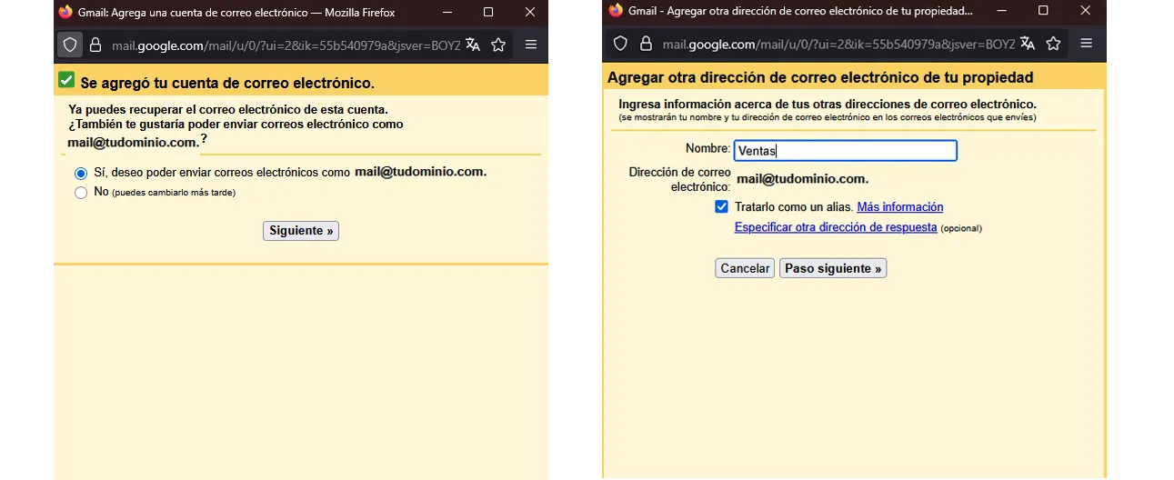 Guía paso a paso sobre cómo configurar correo en Gmail