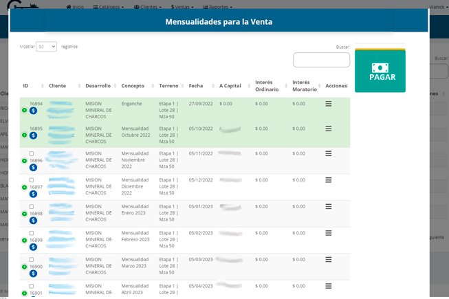 Proyecto Sistema de control de ventas y creditos inmobiliarios